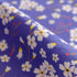 White Red Floral Royal Blue Cotton